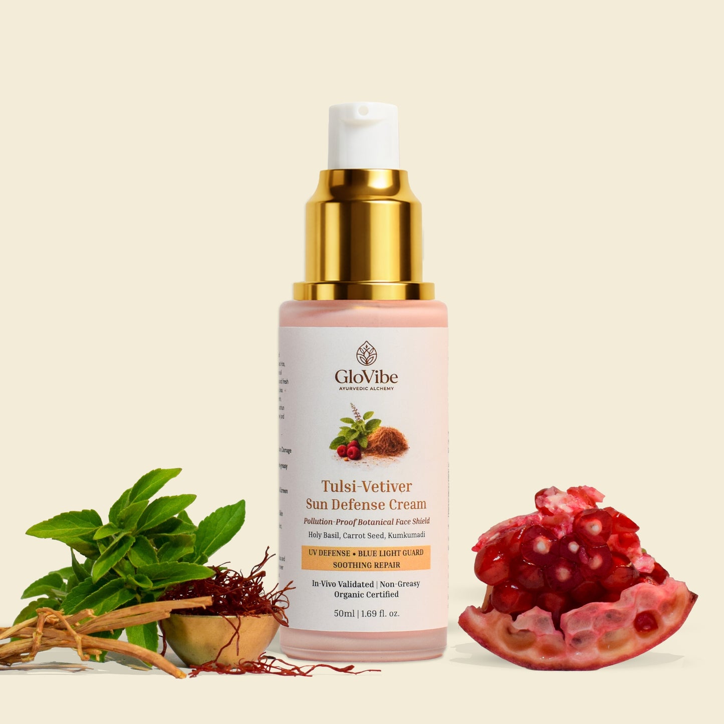 Tulsi-Vetiver Sun Defense Cream