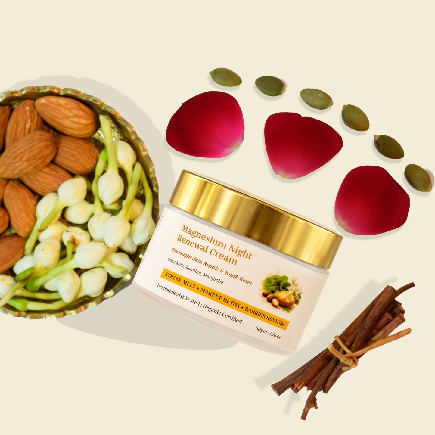 Magnesium Night Renewal Cream
