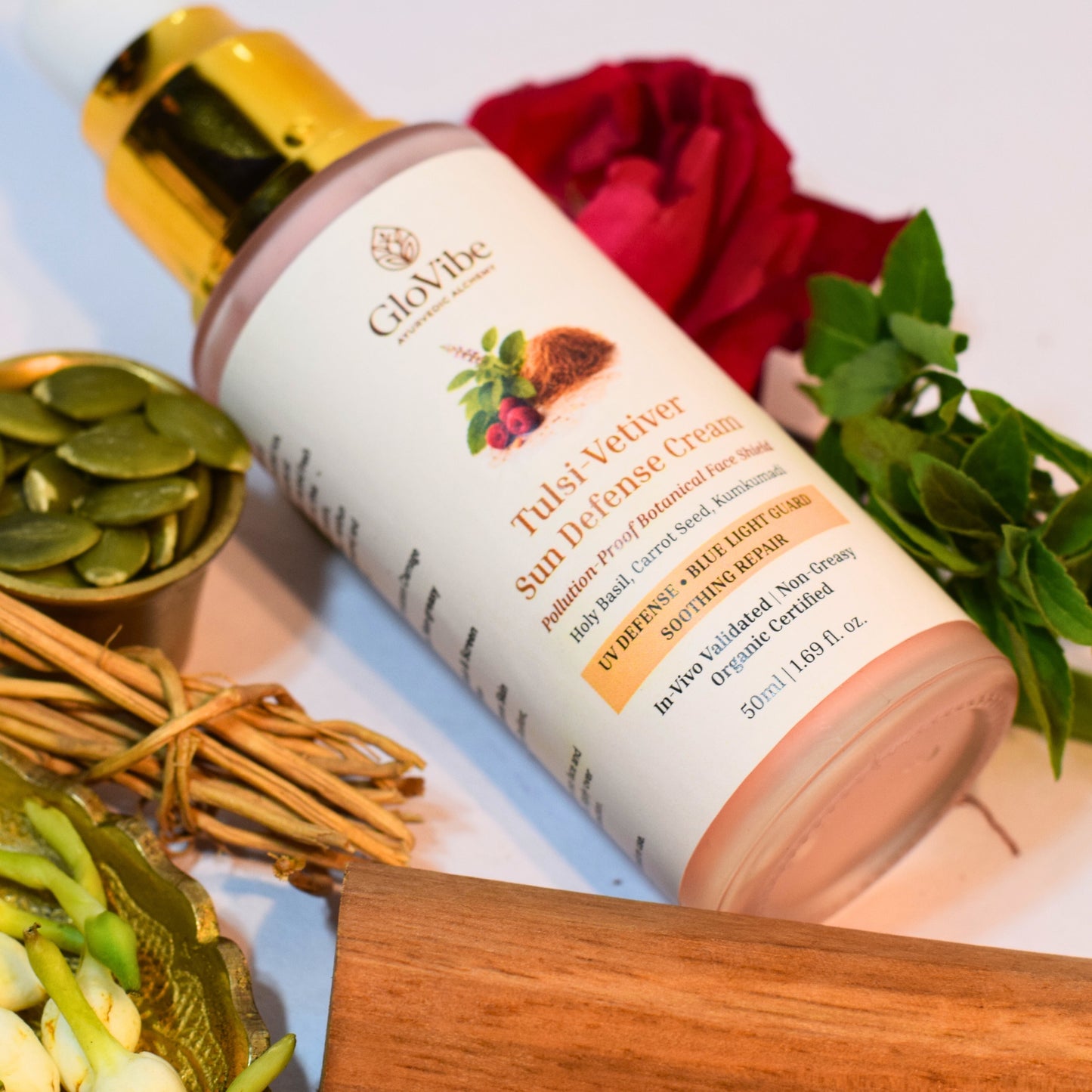 Tulsi-Vetiver Sun Defense Cream