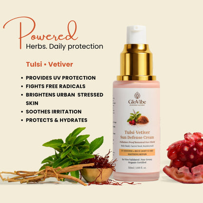 Tulsi-Vetiver Sun Defense Cream